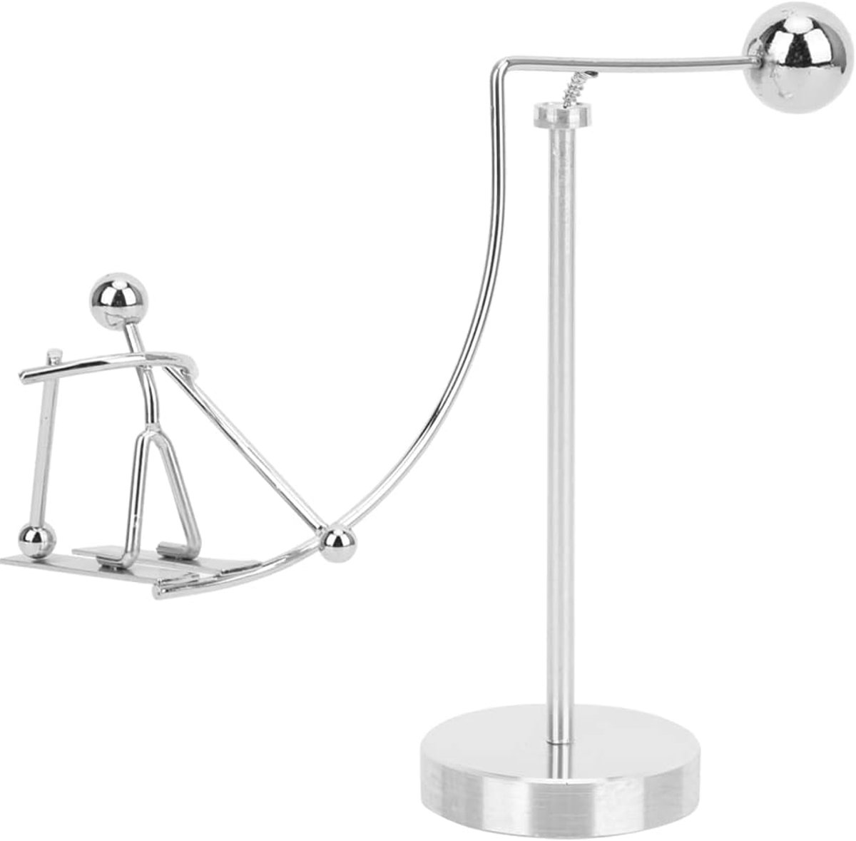Cradle Pendulum Pendulum Ball Newtons Cradle Pendulum Bureau Ornament Newton Balls Pendulum Newton Cradle Balance Ball voor Thuis Bureau Decor(Skiën kleine prins)