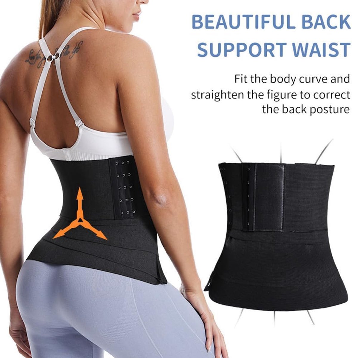 Waist Trainer voor Vrouwen Bandage Tummy Body Buik Trimmer Haak- en