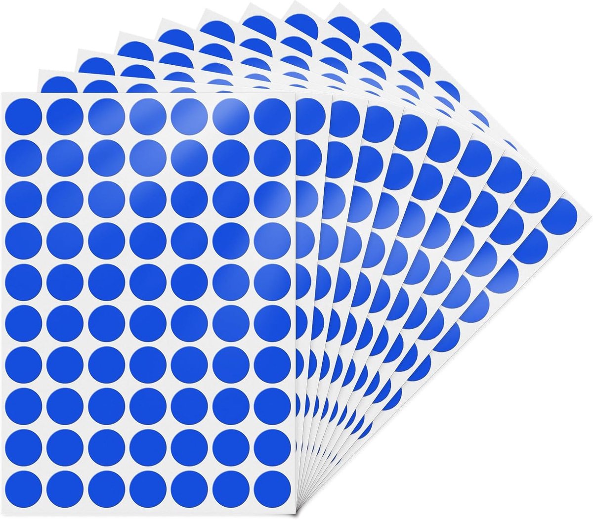 ronde stippenstickers, 19 mm, zelfklevende markeringspunten