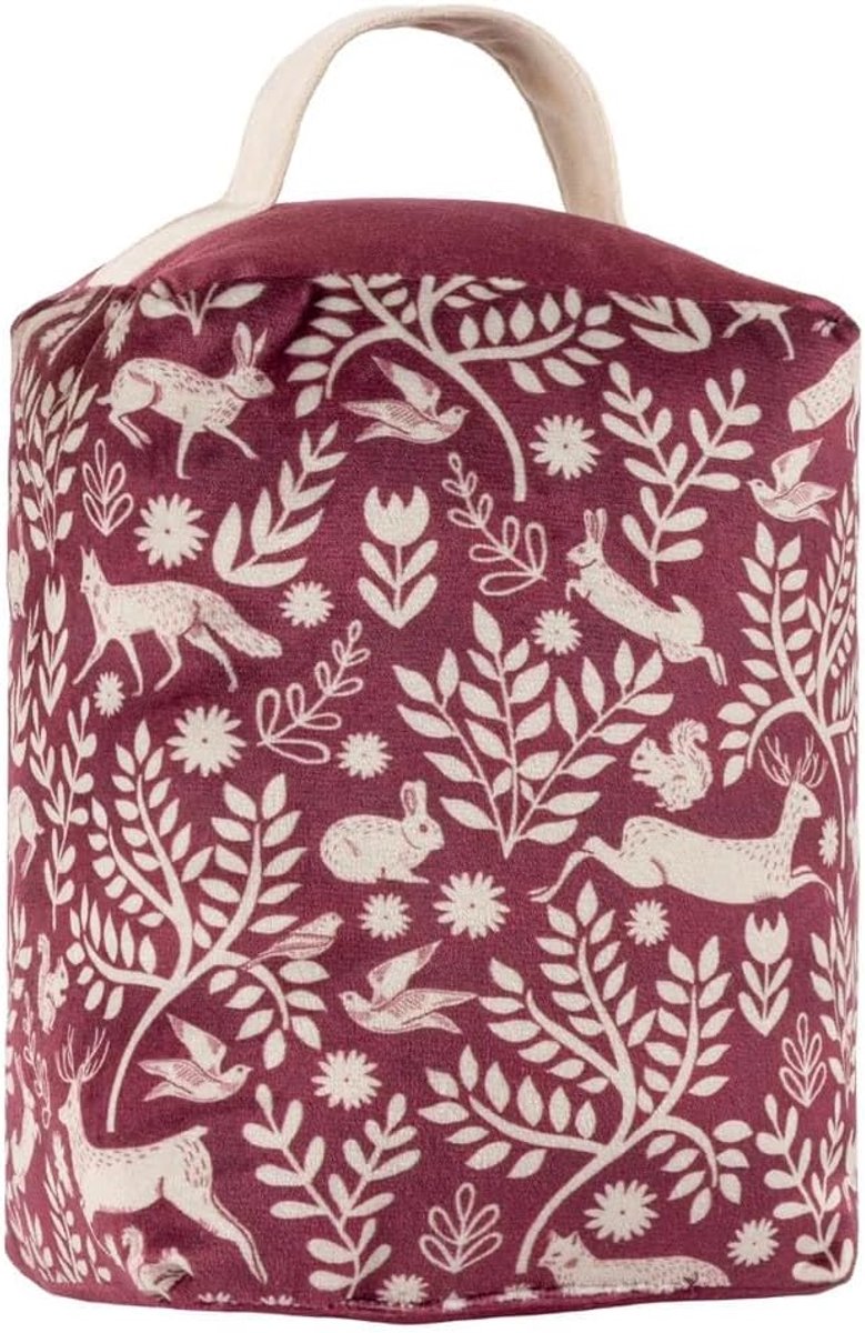 furn. Skandi Woodland Dieren Fluwelen Deurstop