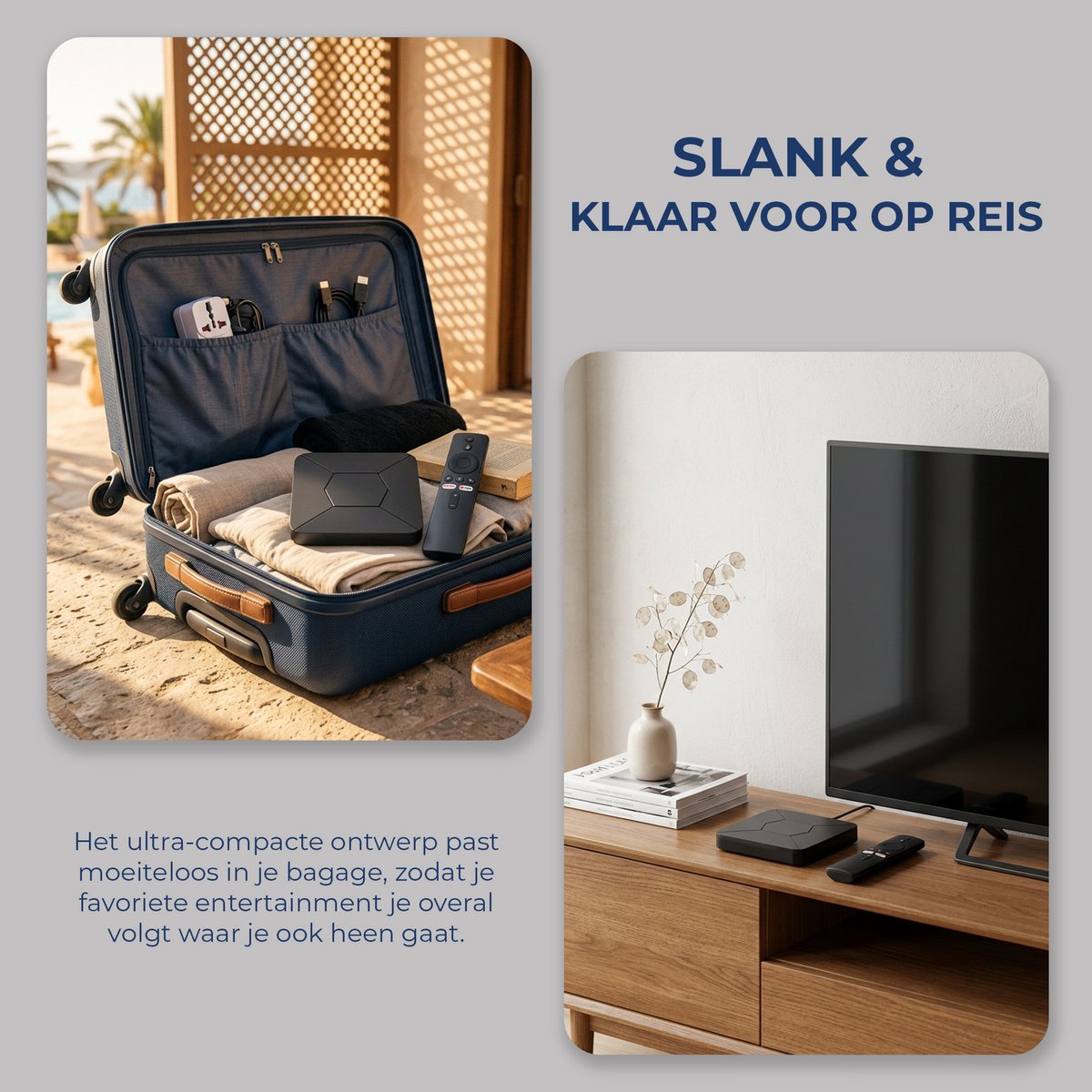 Android TV Box 4K - Mediaplayer - Android 10 - WiFi & Ethernet - Google Assistant - Voor Netflix, Videoland, Disney+, Ziggo GO en meer - Plug & Play - 2GB RAM / 8GB ROM — cadeau in Elektronica - foto 2