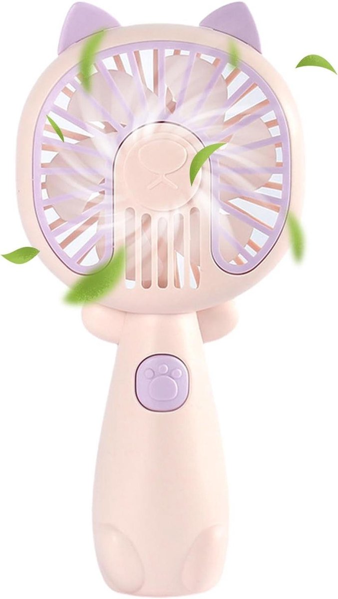 Draagbare Mini Ventilator - Persoonlijke Koeler - Koelte Onderweg - Stil en Krachtig - 7.5 x 4.5 x 16 cm