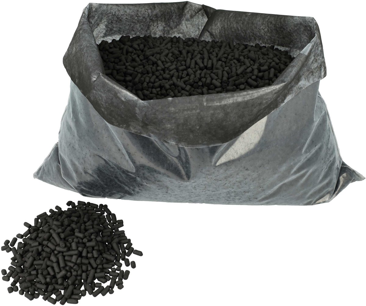 vhbw navulverpakking van 2,5 kg actieve koolpellets, compatibel met Berbel BEH 70 FL, BEH 60 GL, BEH 70 FLT, BEH 60 FLU afzuigkap – diameter 3–4 mm