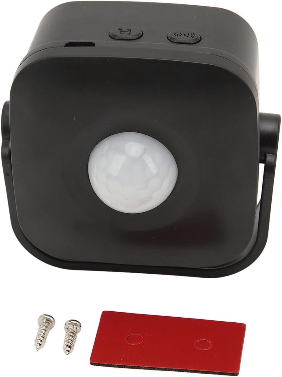 Deurbel met Bewegingssensor - Alarm Deurbel Winkel - Klant Meldingen - Infrarood Detector - 5 meter bereik - Zwart