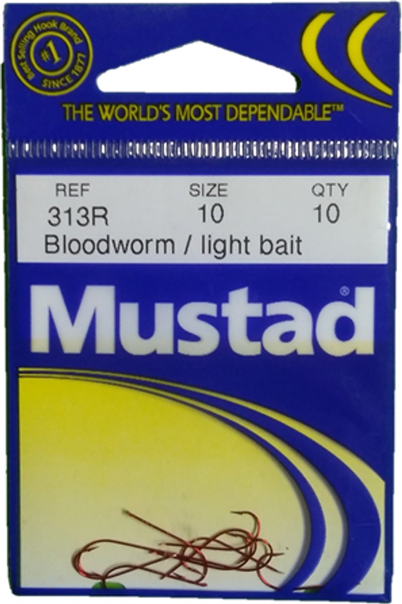 Mustad 3130rd-maat 10, 10 stuks