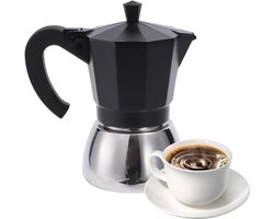 Koffiezetapparaat - Moka pot - Koffie Zetten - Duurzaam Aluminium - 300 ml - Geel