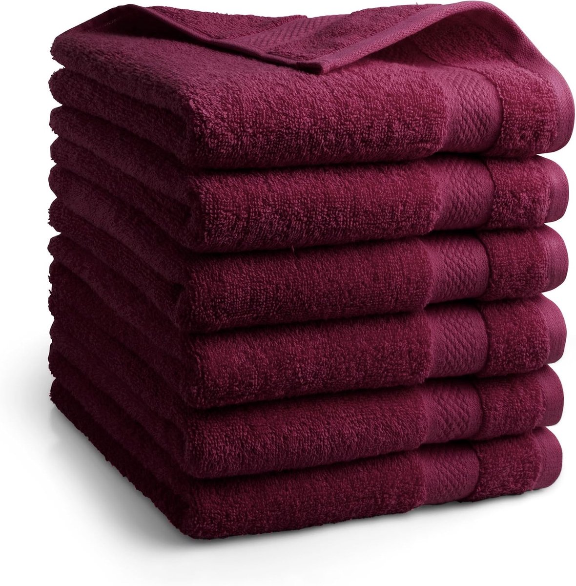 Badhanddoeken set 50 x 100 cm - 100% katoen - zacht en absorberend - luxe spa-ervaring - SnelShoppen