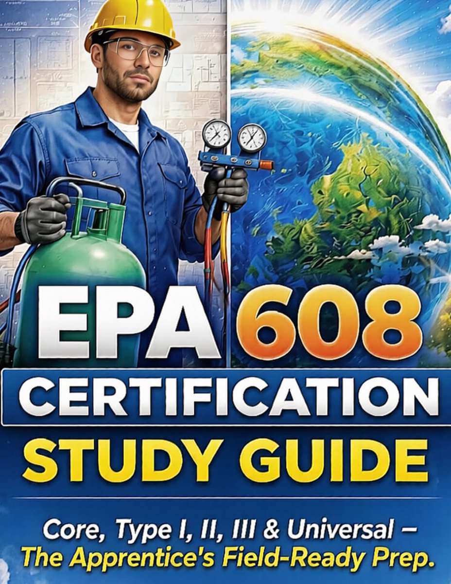Studiegids EPA 608 Certificering - Kern, Type I, II, III & Universeel - Praktische voorbereiding voor vaktechnici - ShopVlot