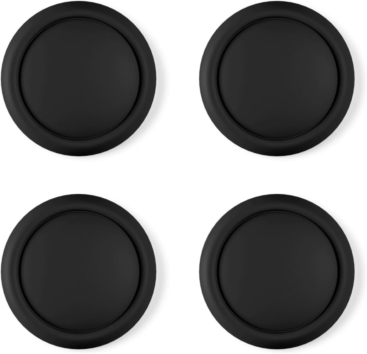 Siliconen Joystickdoppen voor Nintendo Switch 2, 4 Stuks | Zacht Siliconen, Comfortabele Grip, Antislip Oppervlak, Nauwkeurige Bediening, Dagelijks Gebruik, Zwart