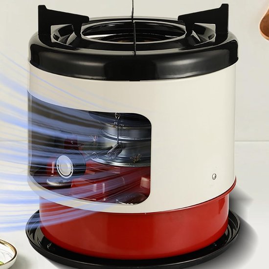 Petroleum Kooktoestel - Draagbare Brander - Buiten Koken - Efficiënte Verbranding - 35x35x42 cm - Zwart — afbeelding 4