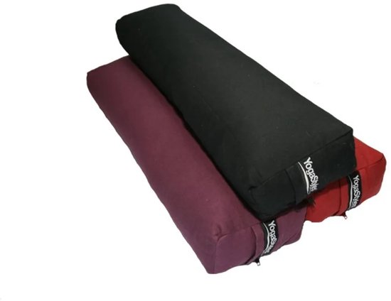 YogaStyles Pranayama Yoga Bolster Zwart van YogaStyles — afbeelding 2