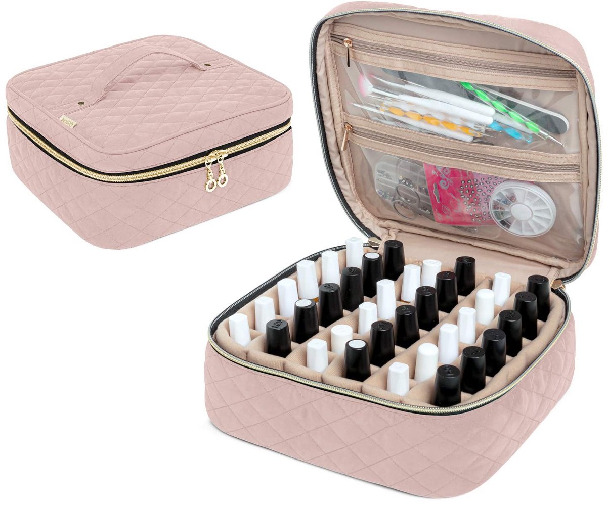 Omgoods - Yarwo Opslagtas voor 36 Flessen Nagellak - Perfect voor Organisatie