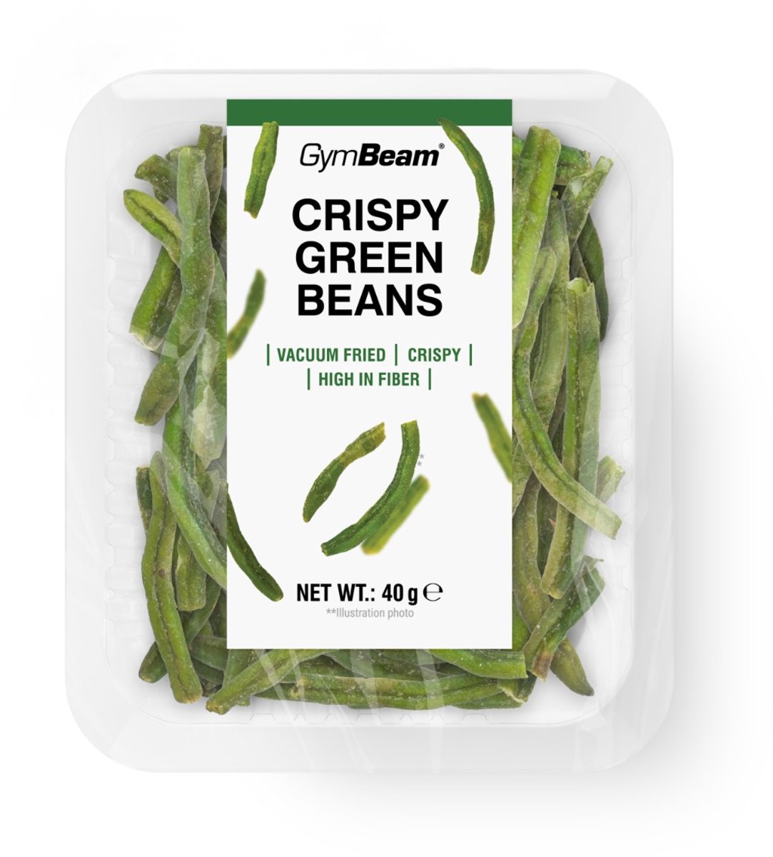 GymBeam Knapperige groene bonen 40 g