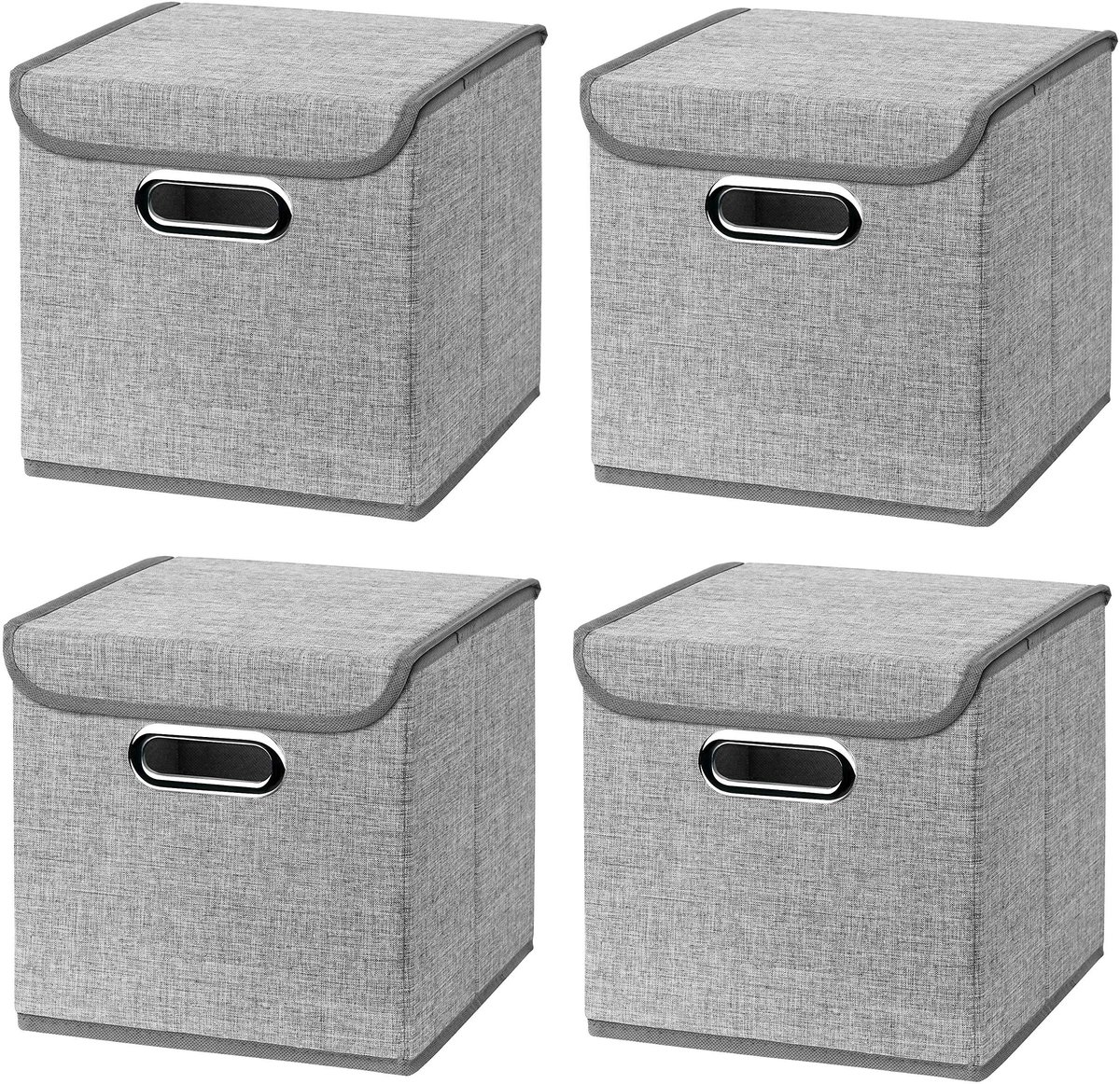 Omgoods - Vouwbare Opbergdoos met Deksel 25x25x25cm
