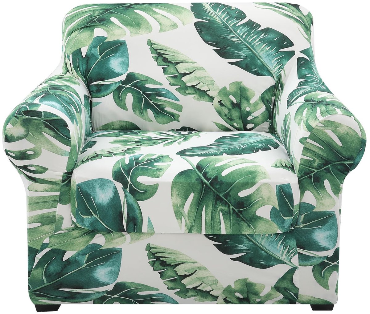 Omgoods - Sofa Covers - 2 Stuks Armstoelhoes met Tropisch Floral Patroon