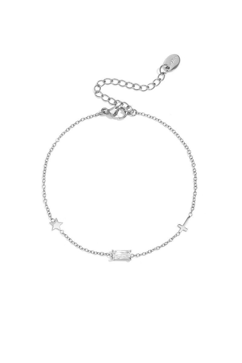 Elegant all-fit stainless steel charm bracelets - Goudkleur