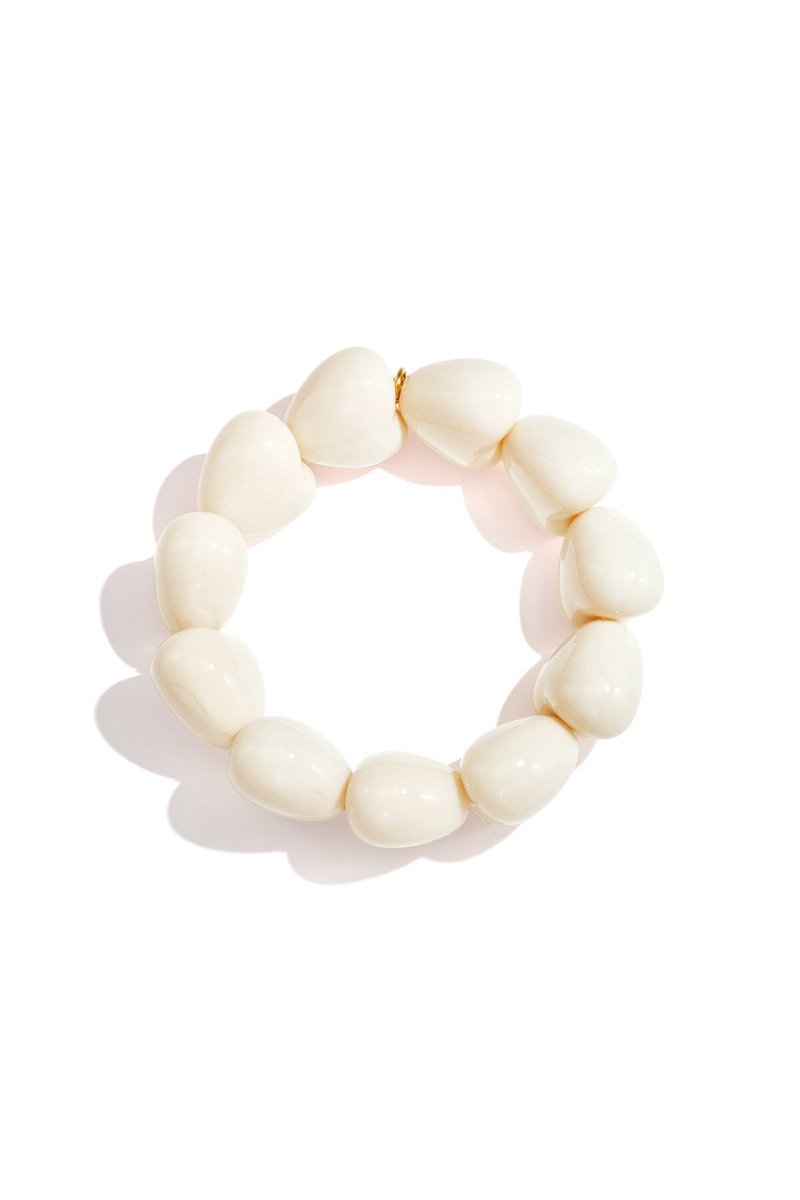 Chic resin beaded bracelets for all occasions - perzik