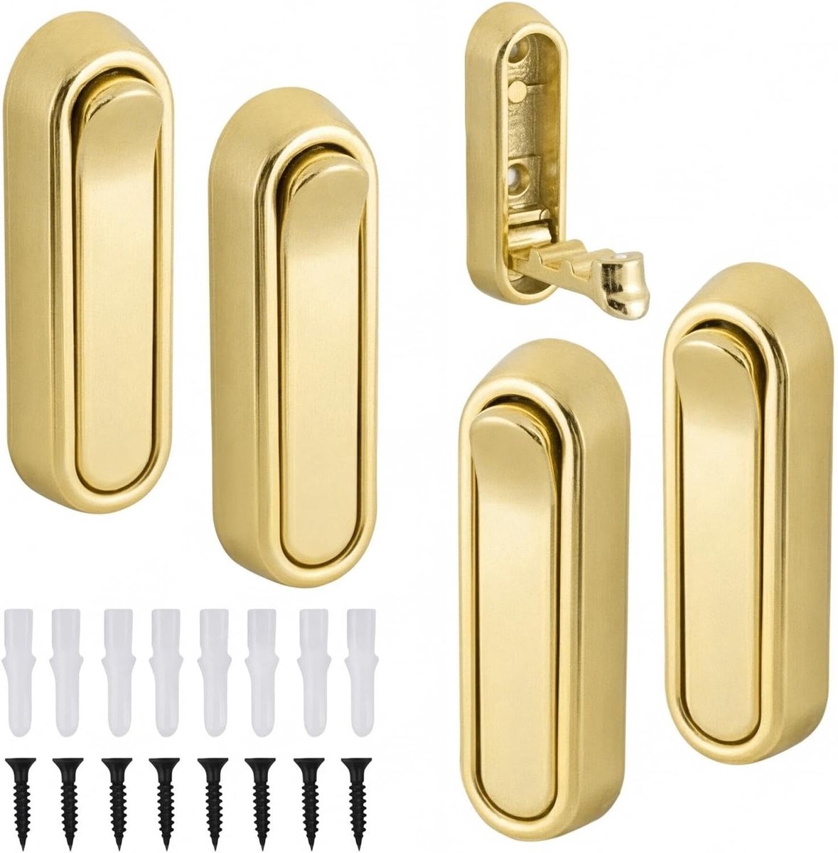 4 stuks Opvouwbare kledinghangers - Zinklegering, draagvermogen 5 kg