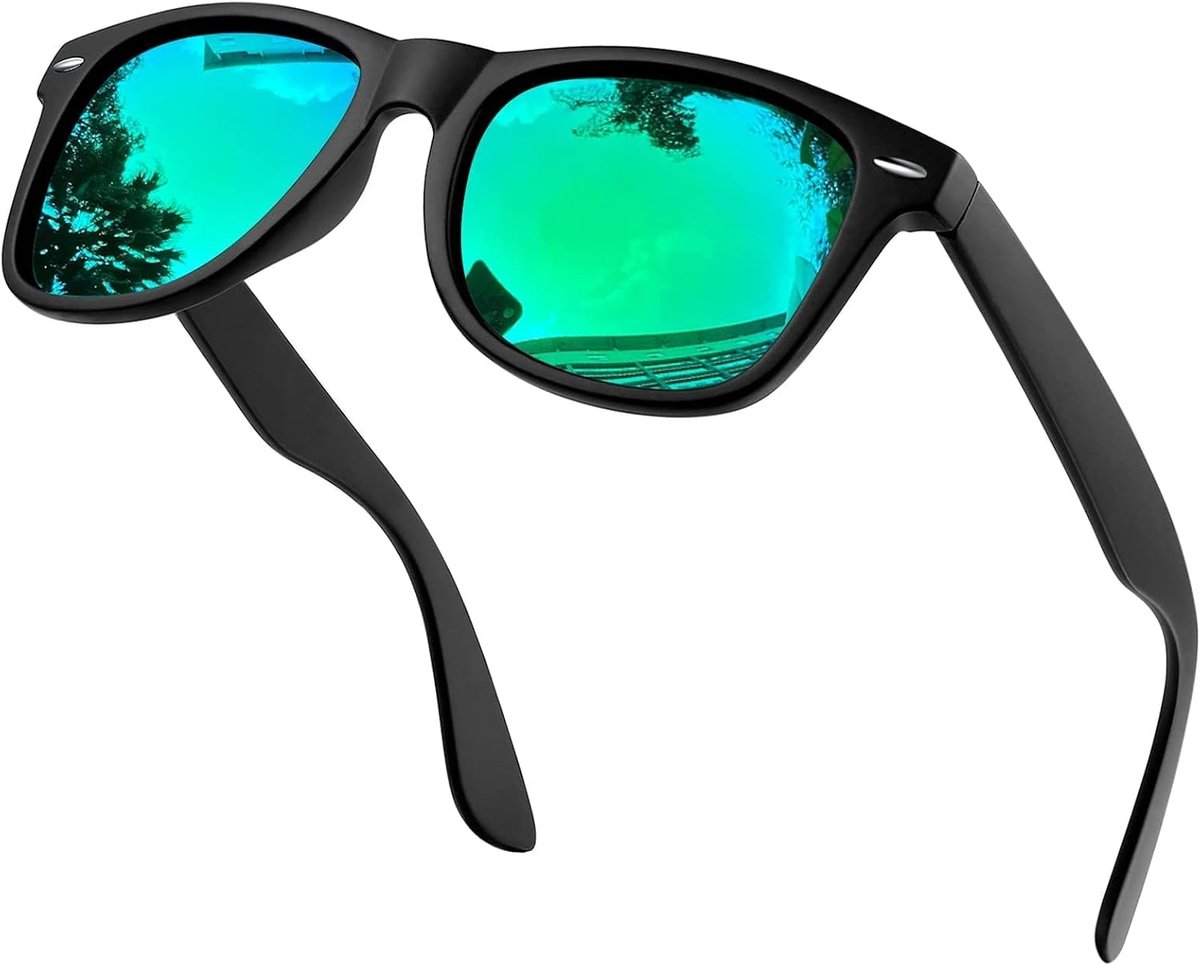 Zonnebril Heren en Dames UV400 | PC,Polariserend, Behalve Geel en Fotochromische,UVA,UVB,Rechthoekig,Lichtgewicht,Rijden,Reizen,Retro,Mode,Klassiek,Vintage