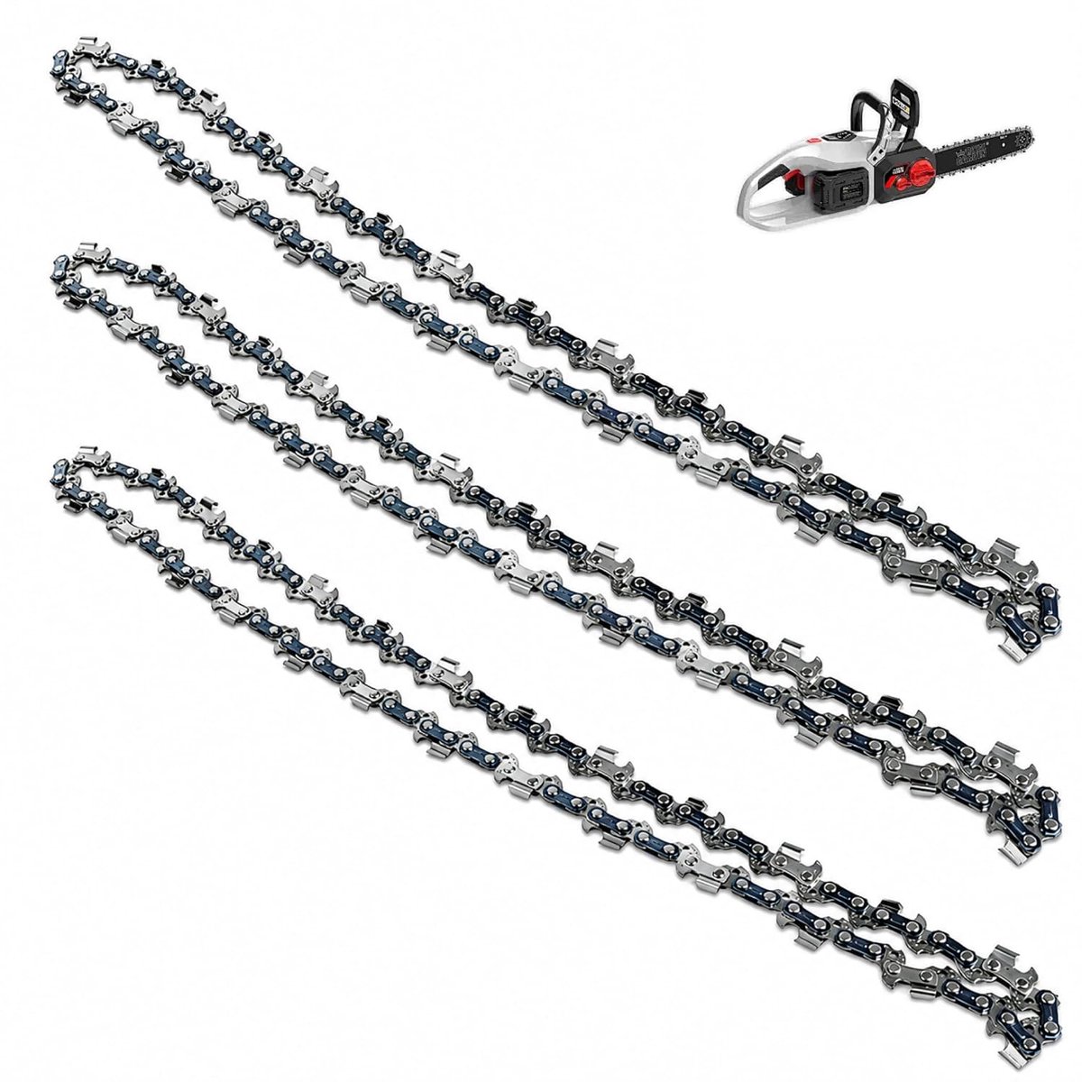 Zaagkettingen 14 inch (35 cm) zwaard, 3/8 inch LP,1,1 mm (0,043 inch), 52 TG, halve beitel, zaagkettingen voor Oregon, Makita, Bosch, Husqvarna, voor Einhell, universeel, lage