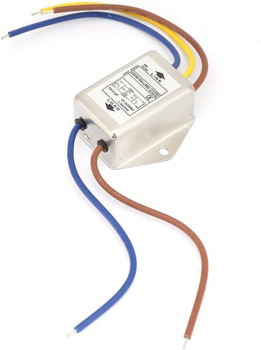 Elektromagnetische interferentiefilter CW1B-10A-L(040) Enkelfasig filter voor het onderdrukken van impulsinterferentie