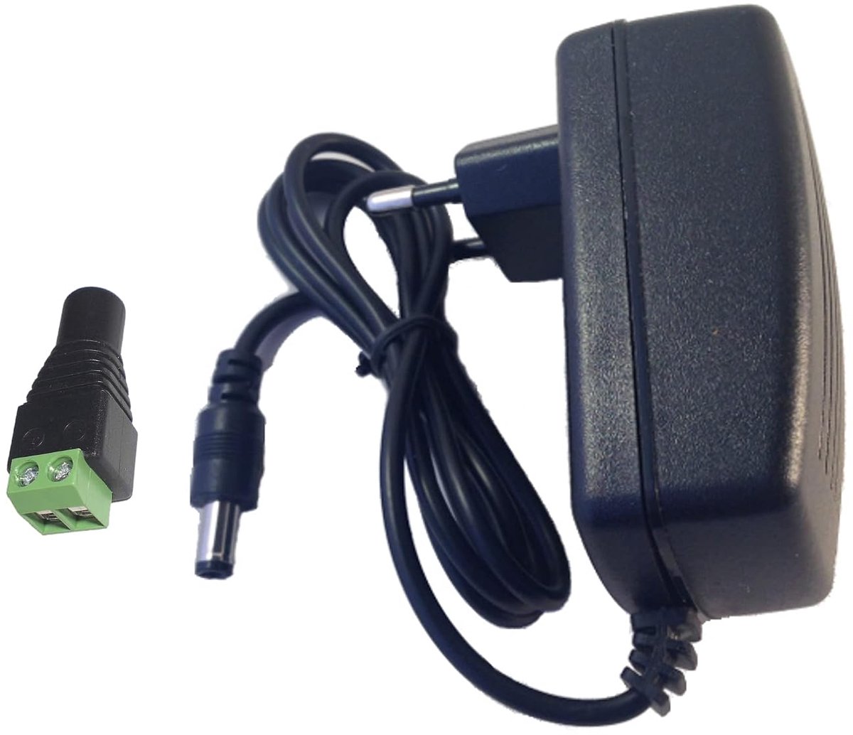 Transformator 12 V DC 2 A 24 W voeding voor ledstrips voeding 220 V - 12 V (12 V 2 A 24 W)