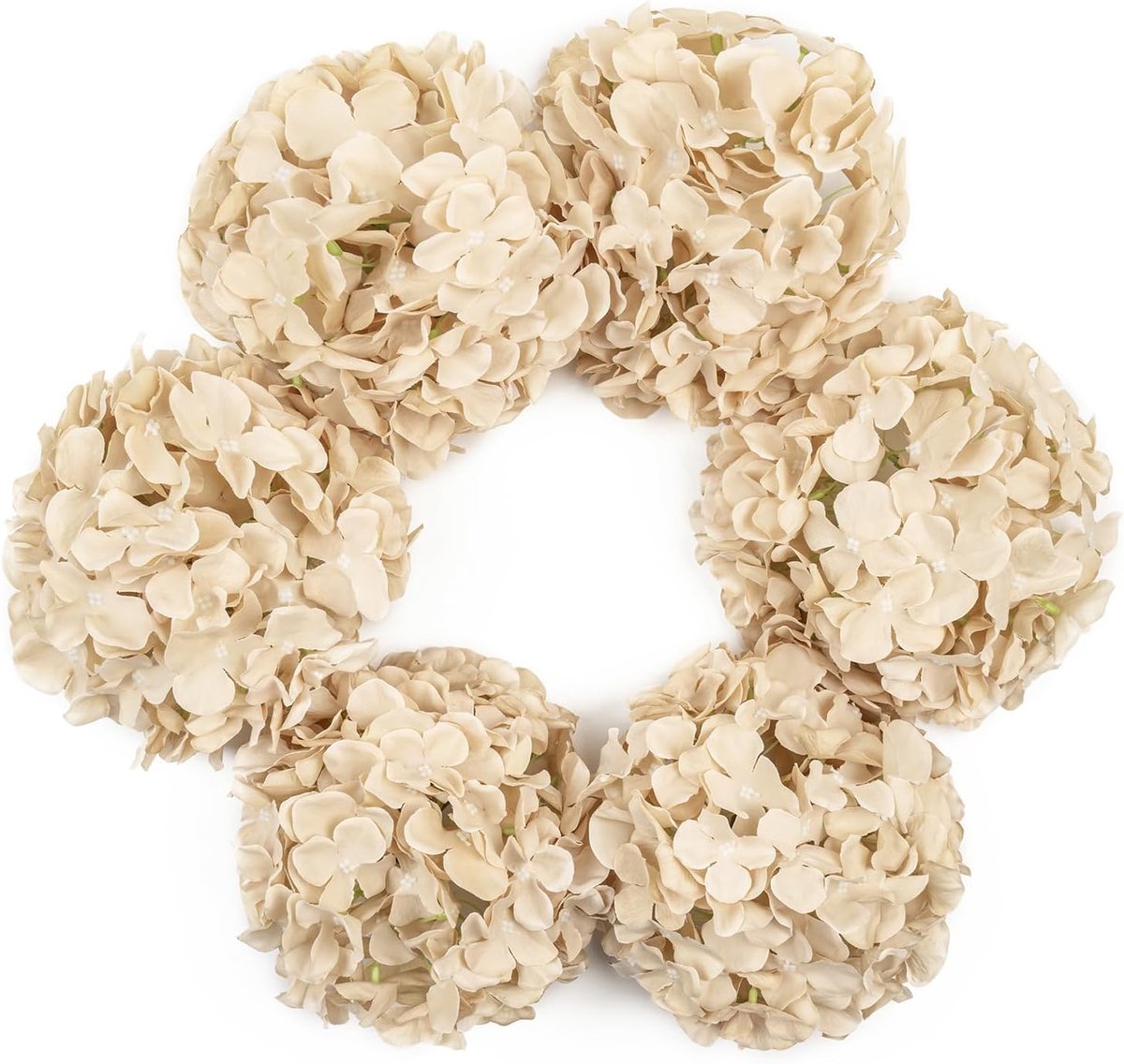 8,7 inch zijden hortensia bloemhoofden met stengels nep hortensia's