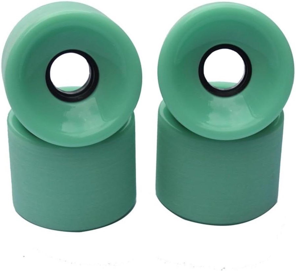 Skateboard Wielen Longboard Rollers Soepel Rijden Trillingsdempend PU 65x51mm