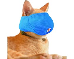 Kattenmuilkorf met ademend mesh, muilkorf voor katten, voorkomt