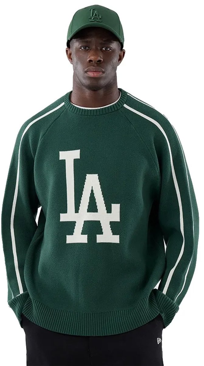 New Era Mlb Knit Los Angeles Dodgers Trui S Man Groen