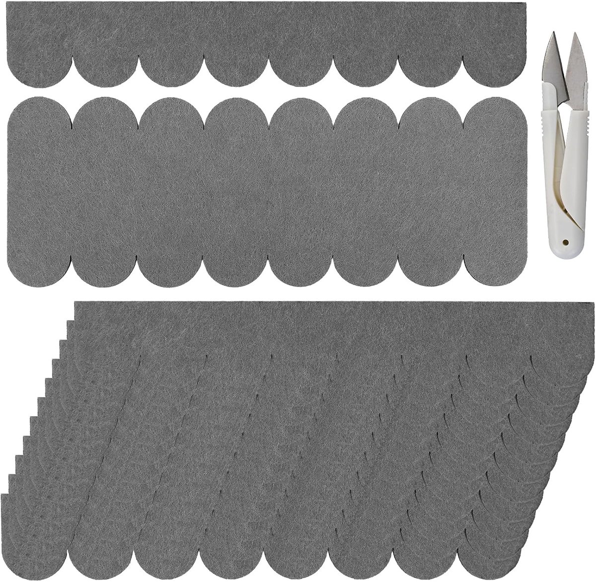 21 stuks dakvilt, shingles voor vogelhuis, dakvilt, zelfklevend