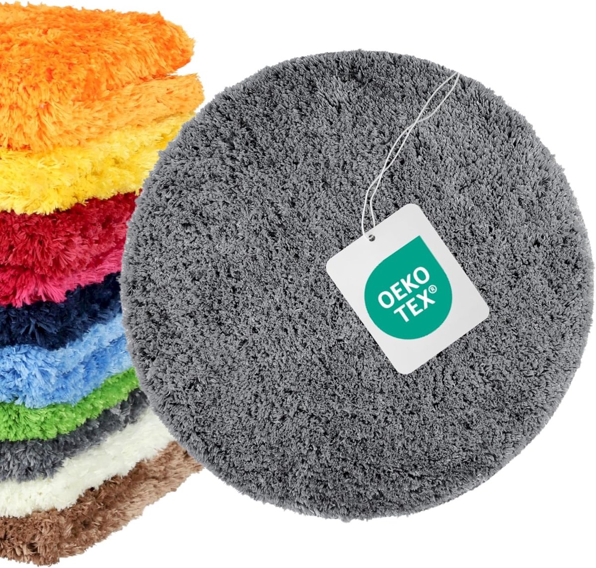 Tapijt Grijs - Badmat kan gecombineerd worden tot een set - Antislip