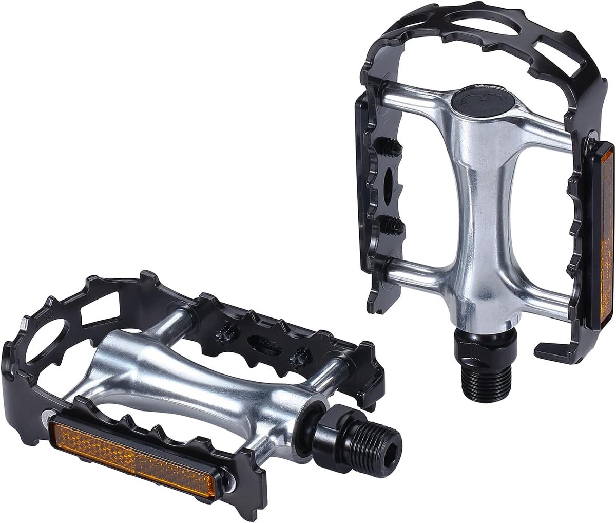 Fietsen BigFeet 2.0 Flat City Bike Pedalen met Reflectoren 9/16 inch
