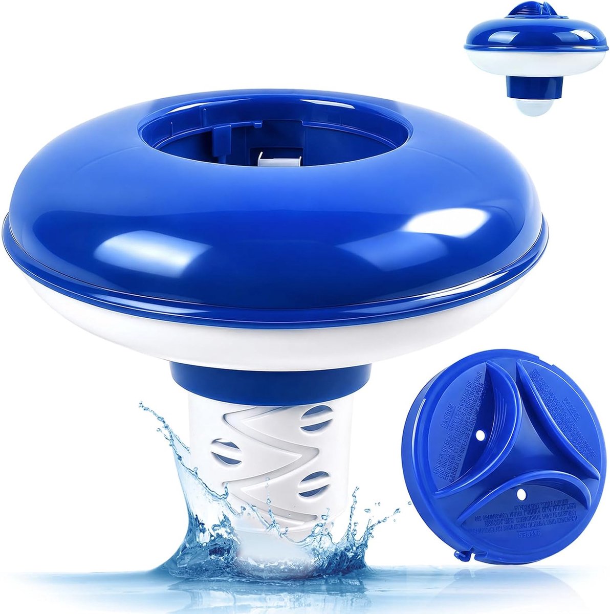 Chloordispenser voor zwembad, chloor, doseerder voor chloor, zwembad, reinigingsaccessoires voor zwembaden, whirlpools, spa's, fonteinen en waterparken