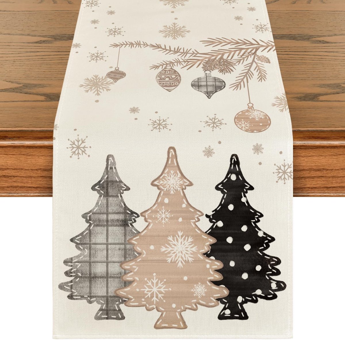 Mode Kerstdecoratie, roze bomen, kerstdecoratie, winter