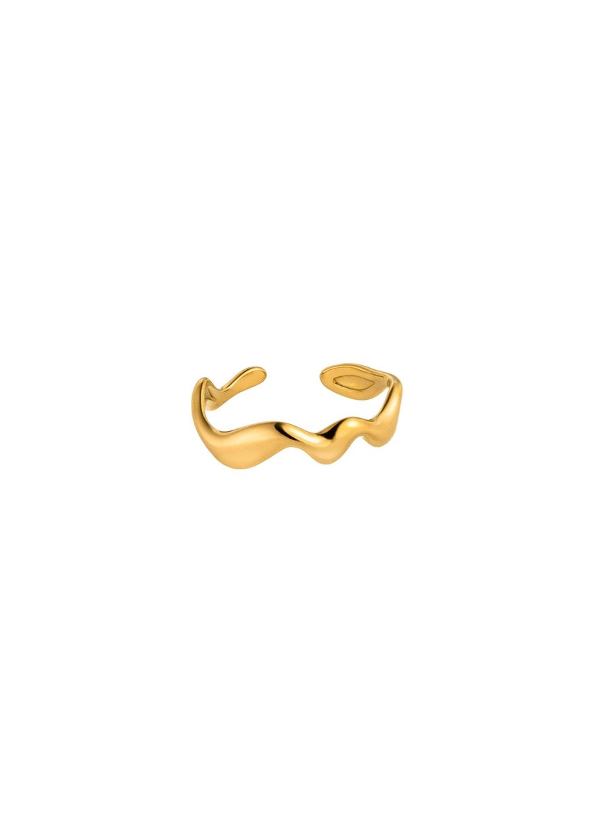 PURELEI Ring Abstrakt Wave