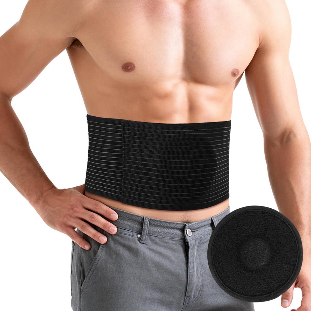 Buikriem voor heren en dames, elastische buikband, ademende