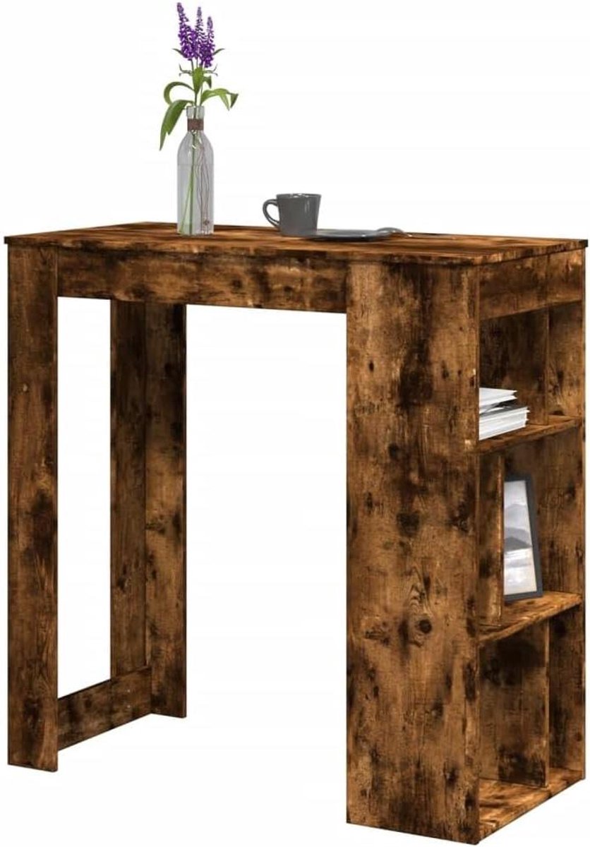 Bartafel met Plank - Keukentafel Hoge Tafel - Eten en Dranken Serveren - 6 Opbergvakken