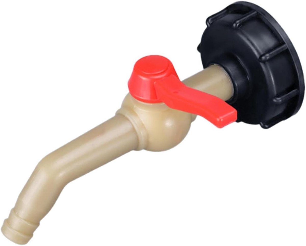 Regenton Kraan Set - Waterkan Conversie - Tuin Watering - Lekvrije Afdichting - 20 x 3 x 3 cm - PP