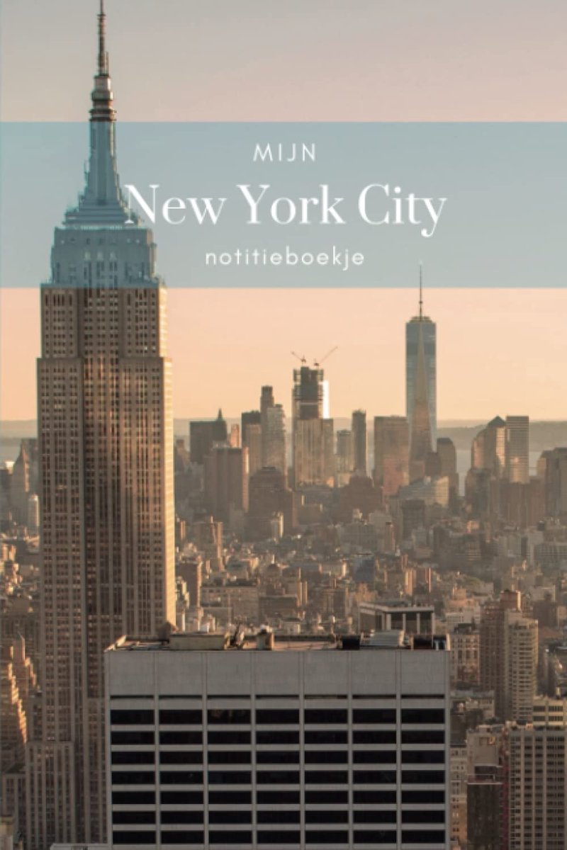 Notitieboekje 6 x 9 inch - gelinieerd dagboek - 120 pagina's - perfect voor NYC reisnotities - ShopVlot