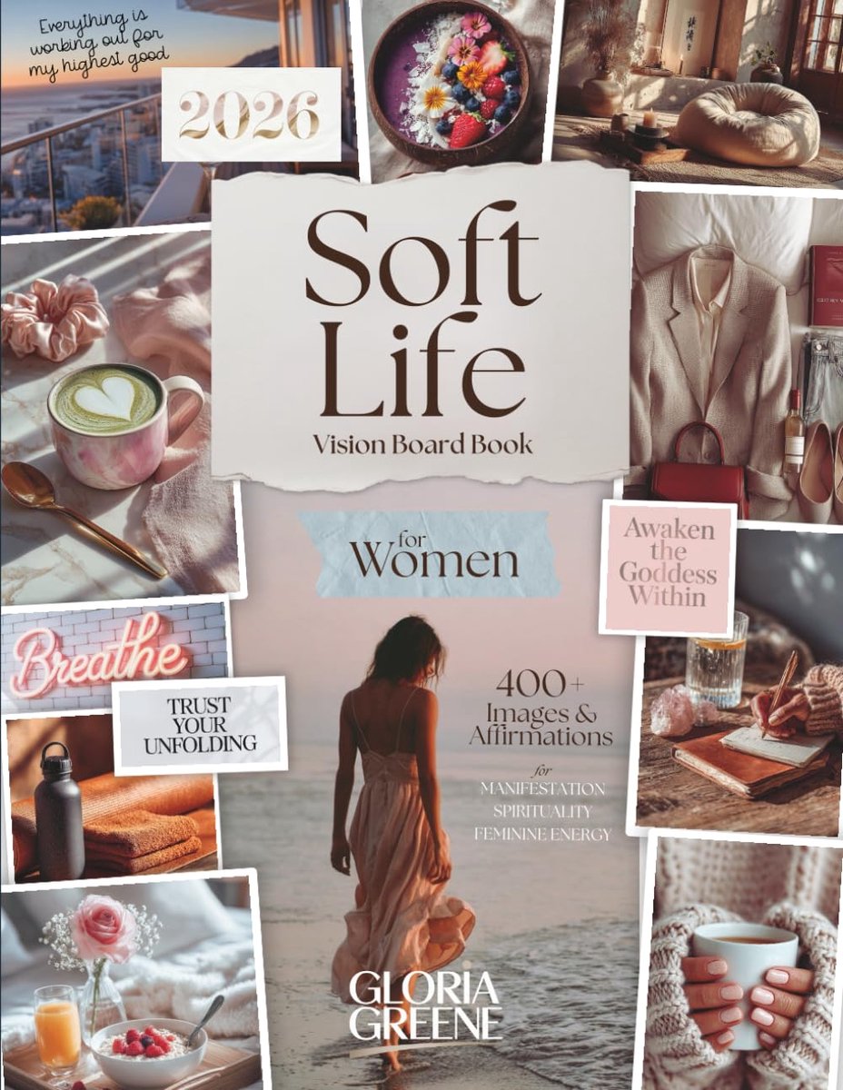 Vision board boek voor vrouwen - 400+ afbeeldingen en affirmaties - manifestatie en spiritualiteit - ShopVlot