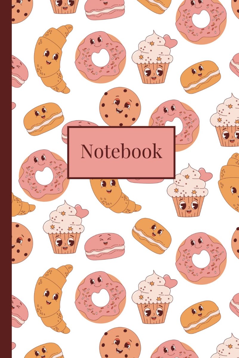 Notitieboek 6x9 inch - 120 gelijnde pagina's - ideaal voor recepten - perfect voor journaling - ShopVlot