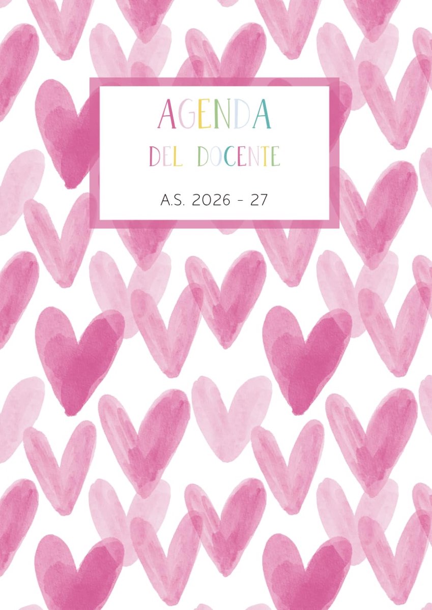 Agenda del docente A4 2026/27 - Interni a colori - Perfecte planning voor docenten - Met handige indelingen - ShopVlot