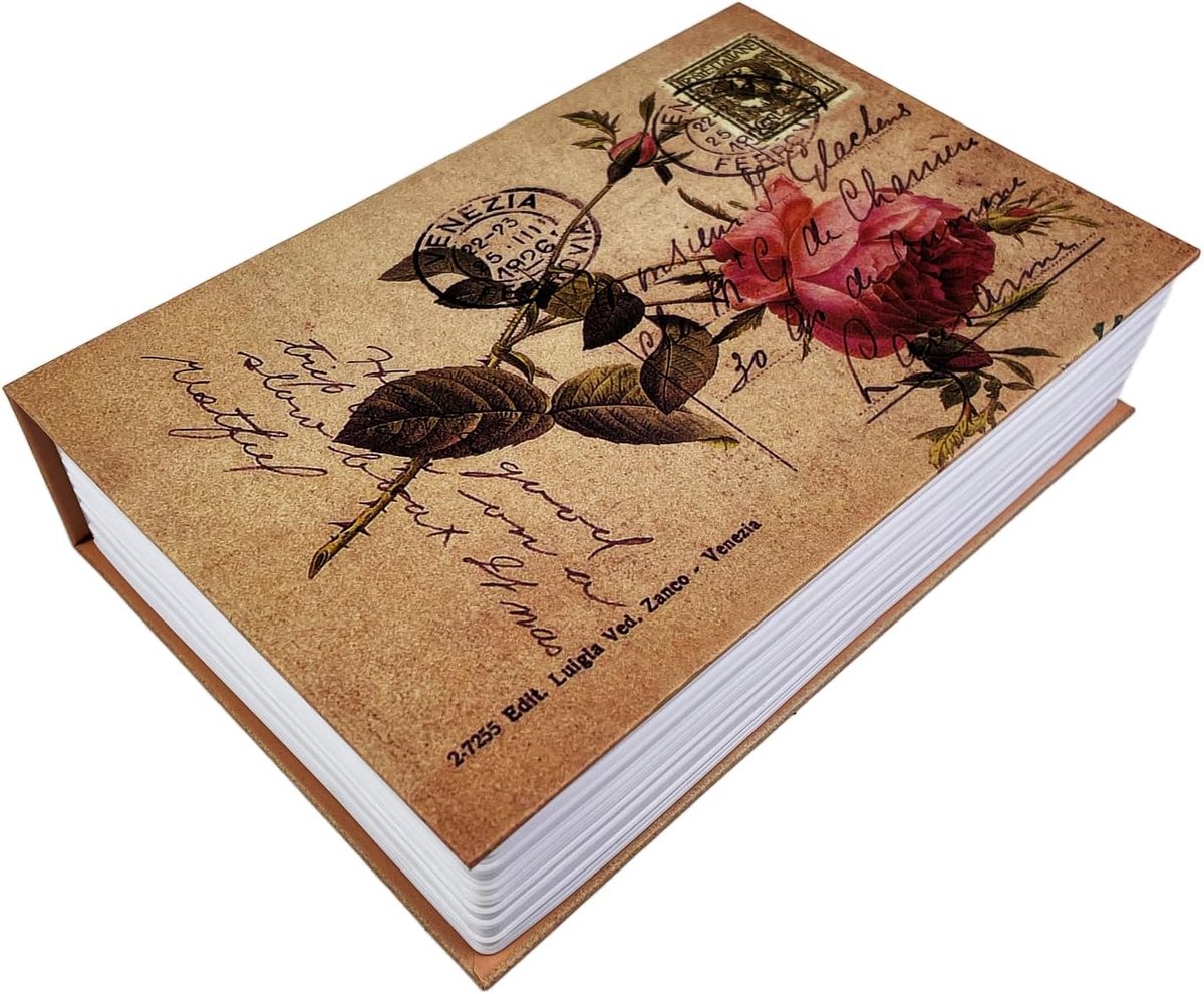 Boekenkluis met cijferslot 24 x 16 x 5,5 cm - verborgen kluis voor sleutels - veilig opbergen van waardevolle spullen