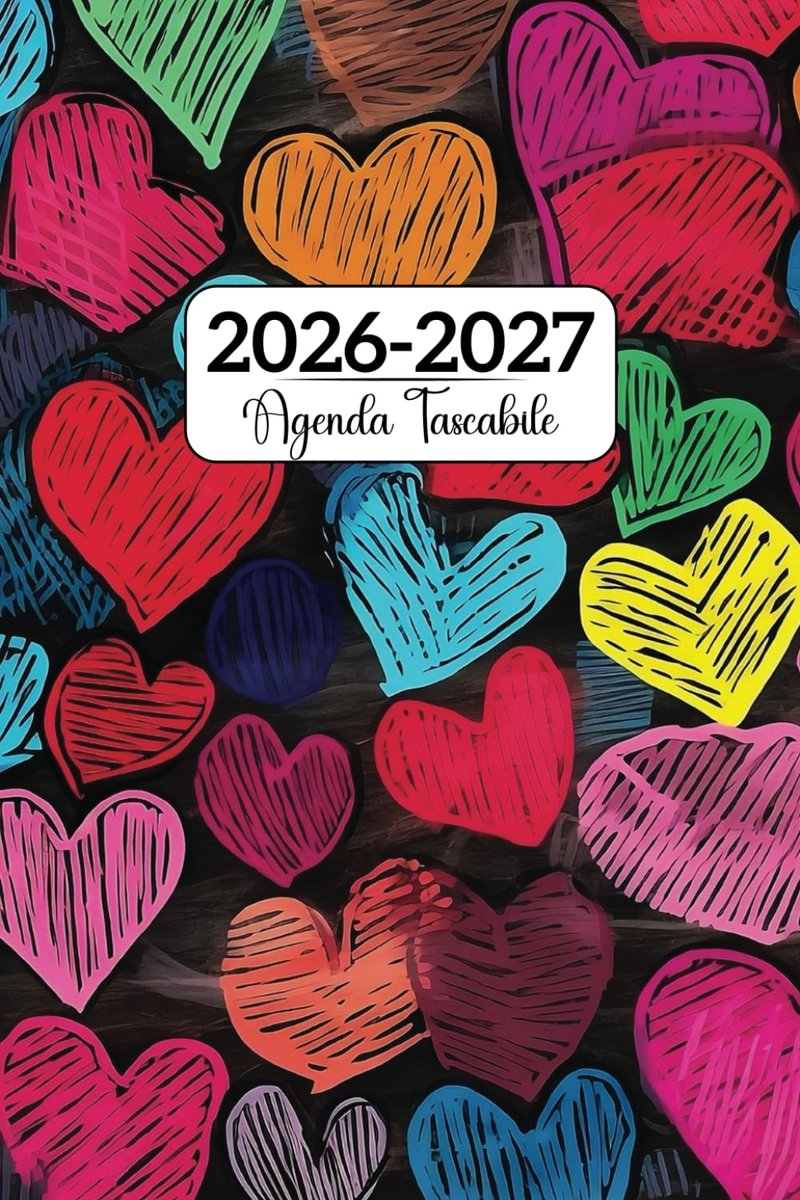 Agenda tascabile 2026 2027 - A6 formaat - twee jaar - ideaal voor planning - ShopVlot
