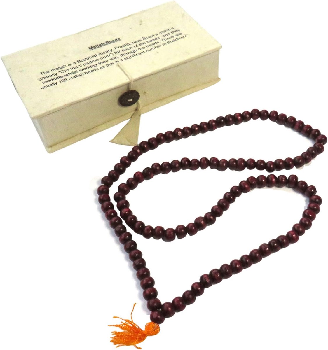 Kralen In Presentatiebox-Uit India-Verkocht Door Spirituele
