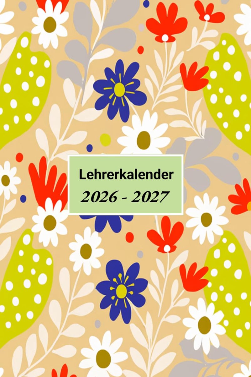 Lehrerkalender A5 2026 2027 - Schulplaner - Weekplanner - Voor effectieve lesplanning - ShopVlot