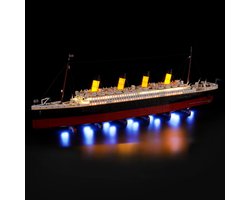 Ledverlichtingsset voor Lego Creator Lego Titanic, compatibel met Lego 10294 bouwstenen model, zonder Lego-set