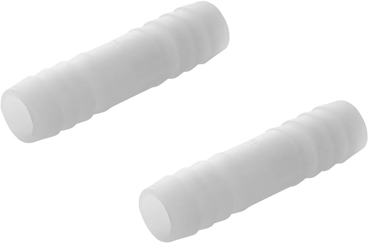 2 stuks, 19 mm recht, drinkwatergeschikte 2-voudige slangtuit PP voor ¾ inch slangen, UV- en temperatuurbestendig, ideaal voor tuin, vijver, huishouden, filters en waterleidingen
