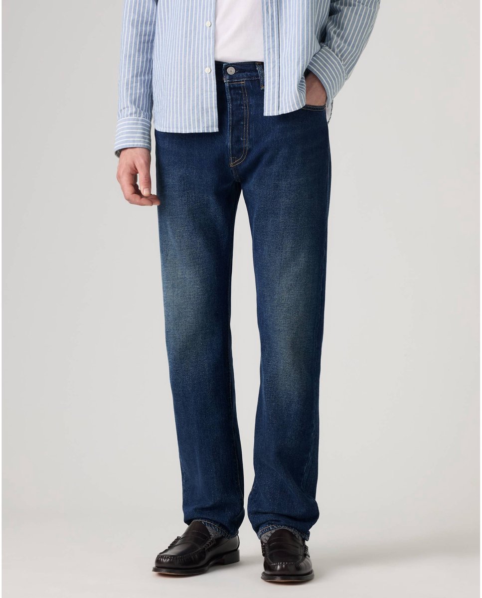 Levi’s Originele 501-jeans in donkerblauw